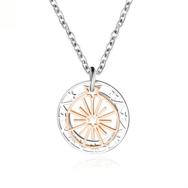 Fashion Design Small Star Ferris Wheel Collarbone Chain Pendant Necklace For Girls