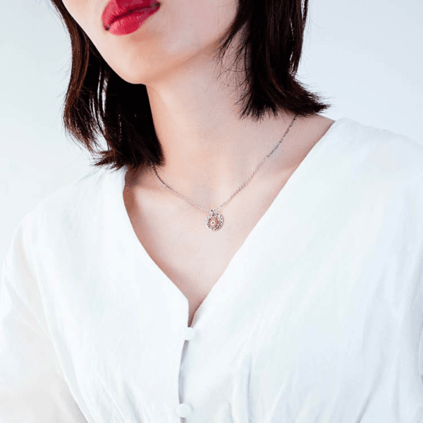 Fashion Design Small Star Ferris Wheel Collarbone Chain Pendant Necklace For Girls - Bild 3