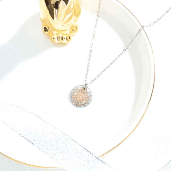 Fashion Design Small Star Ferris Wheel Collarbone Chain Pendant Necklace For Girls - Bild 4