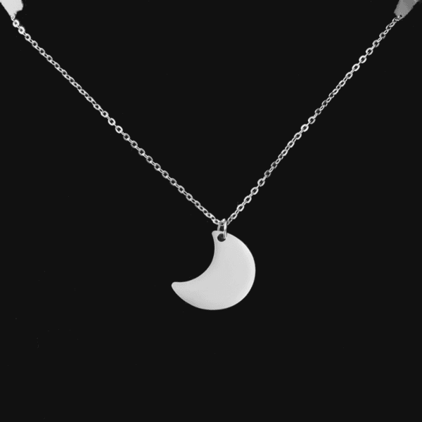 Wholesale Low Price Moon Necklace Custom Stainless Steel Women Pendant Necklace - Image 5