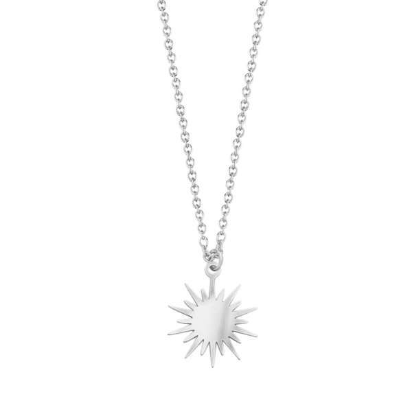 On Sale Sunshine Pendant Necklace Fashion Jewelry Stainless Steel Gold Plated Necklaces For Women - Image 2