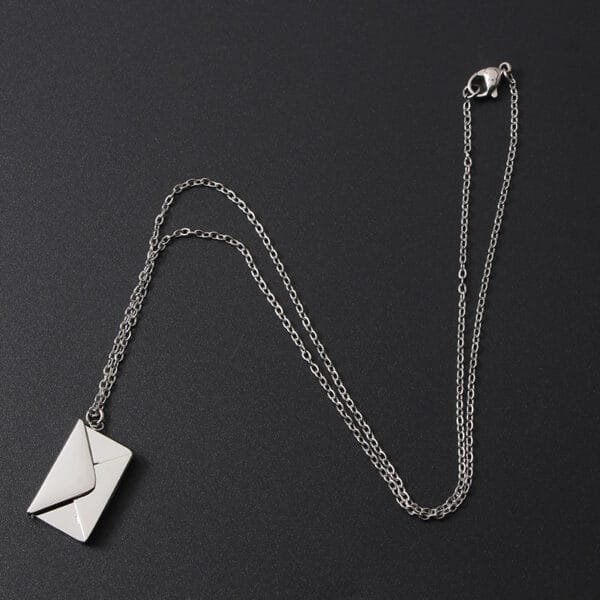 Hot Sales Stainless Steel Necklace Statement Jewelry Gold Plated Envelope Custom Personalized Necklace for Women - Bild 6