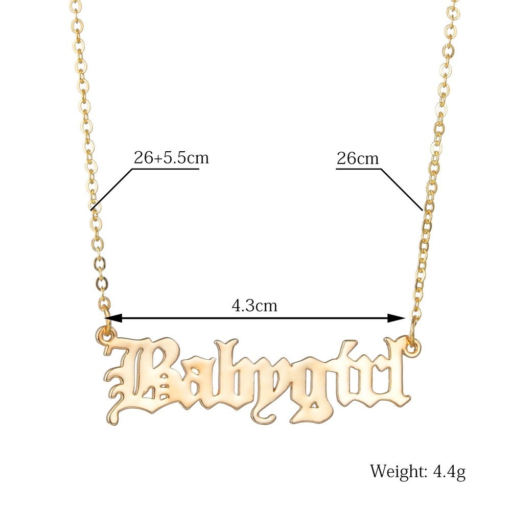 Stainless Steel Name Necklace