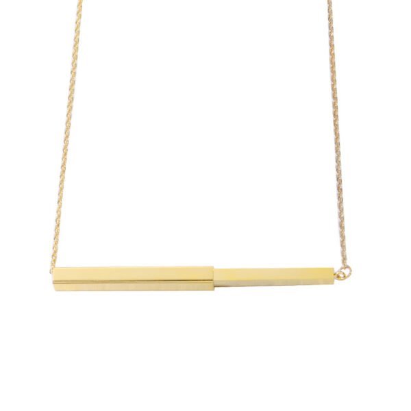 Factory Sales New Design Custom Jewelry Gold Plated Personalized Fashion Hidden Necklace