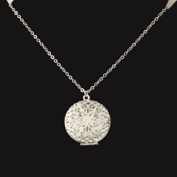 Wholesales Mirror Polished Custom Jewelry 18k Gold Plated Stainless Steel Photo Locket Pendant Necklace - صورة 4