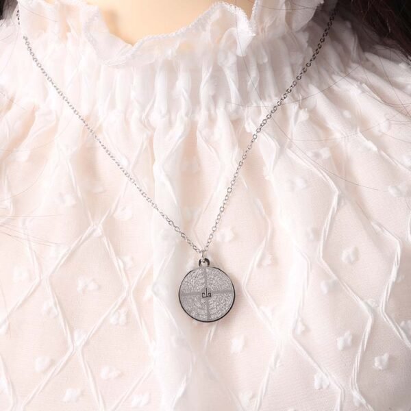Custom Made Stainless Steel Personalized Jewelry Gold Blessing Inshallah Muslim Engraved Necklace - Image 5