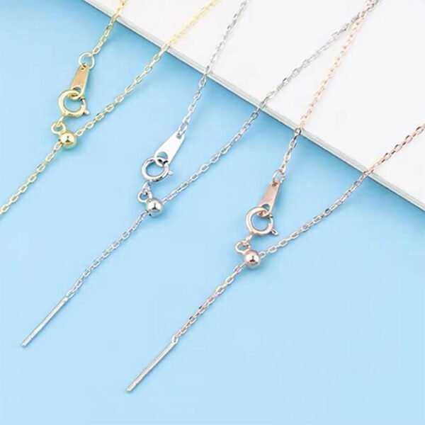 18K Gold Plated 316L Stainless Steel Short DIY Chain Simple Choker Necklace