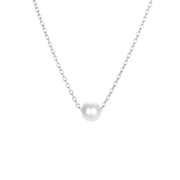 Fashion Christmas Gift Women Stainless Steel Chain Choker Pear Necklace - Image 6
