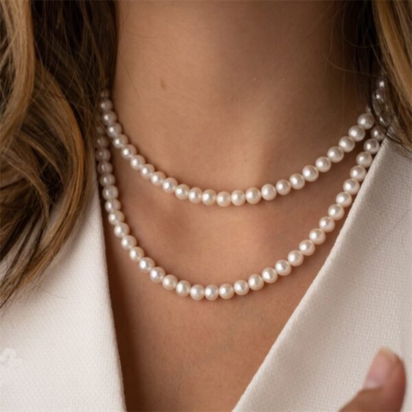 High Quality Fashion Pearl Necklace Pearl Women Gift 14k Gold Plated New Wholesales Choker Necklace
