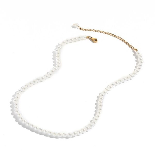 High Quality Fashion Pearl Necklace Pearl Women Gift 14k Gold Plated New Wholesales Choker Necklace - صورة 6