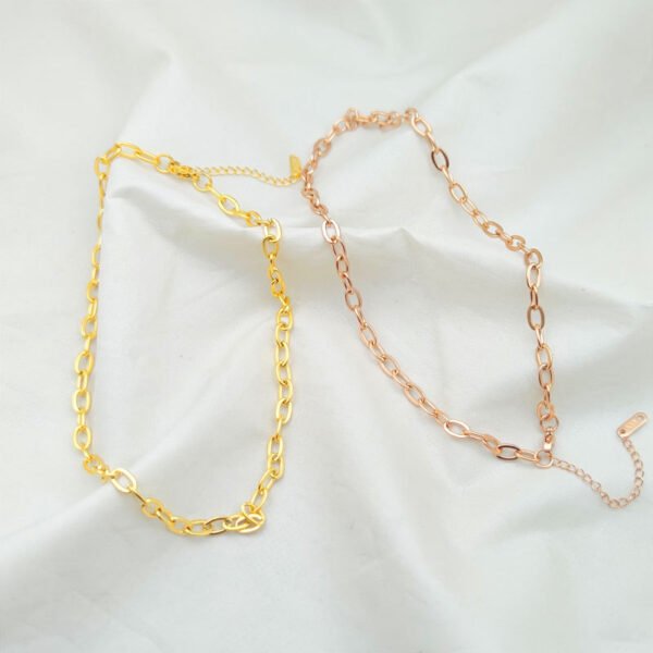 Design Jewelry Stainless Steel Choker Thick Chain Necklace for Women 18k Pvd Gold Plated 2022 New Design - Image 6