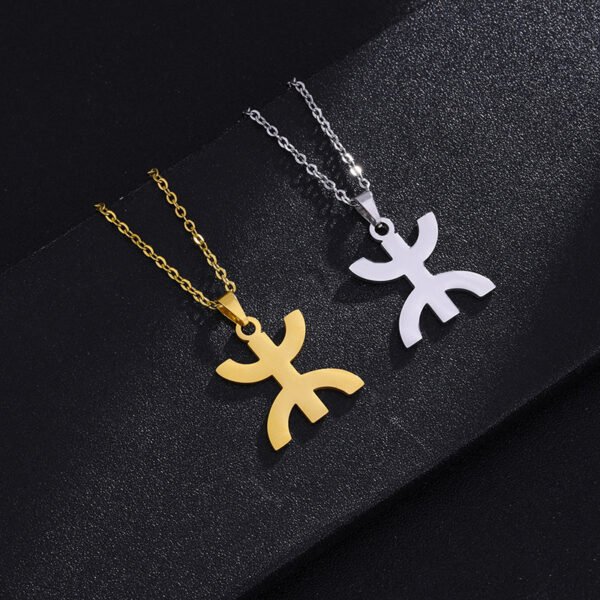 Wholesale Africa Berber People Necklace Stainless Steel Necklace Women Gold Plated New Fashion Jewelry