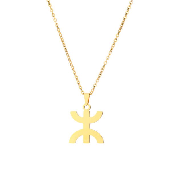 Wholesale Africa Berber People Necklace Stainless Steel Necklace Women Gold Plated New Fashion Jewelry - صورة 6