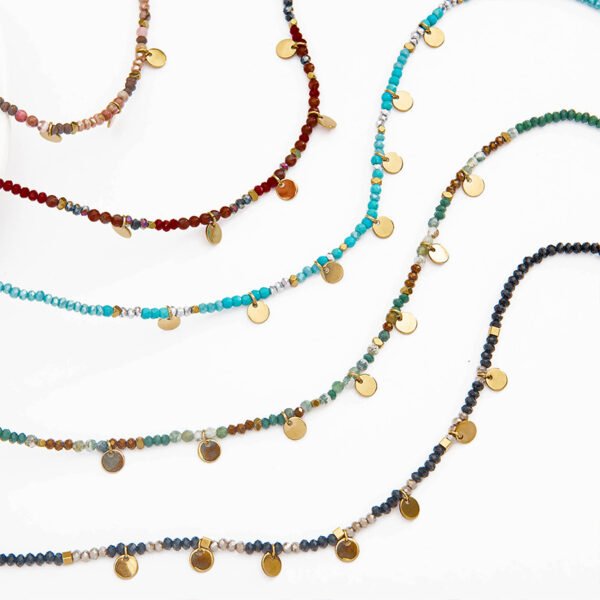 Popular in 2023  Bohemia Beads Necklace Women Jewelry Beaded African Personalize Necklace - صورة 2
