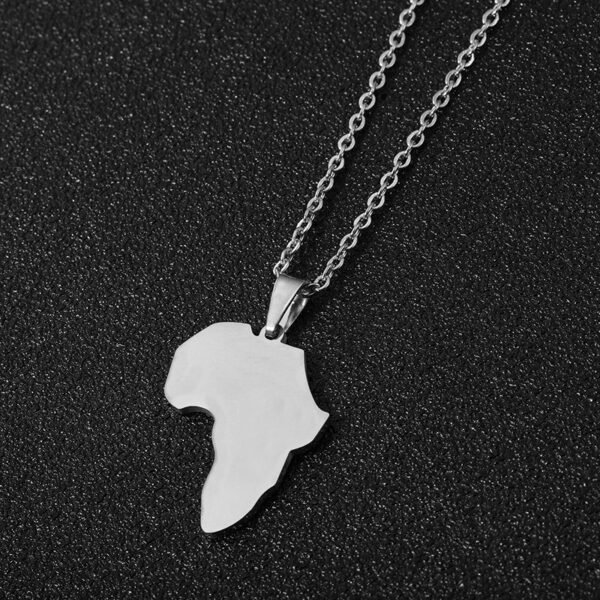 Factory Price African Necklace Stainless Steel Africa New Fashion 18k Gold Necklace - صورة 5