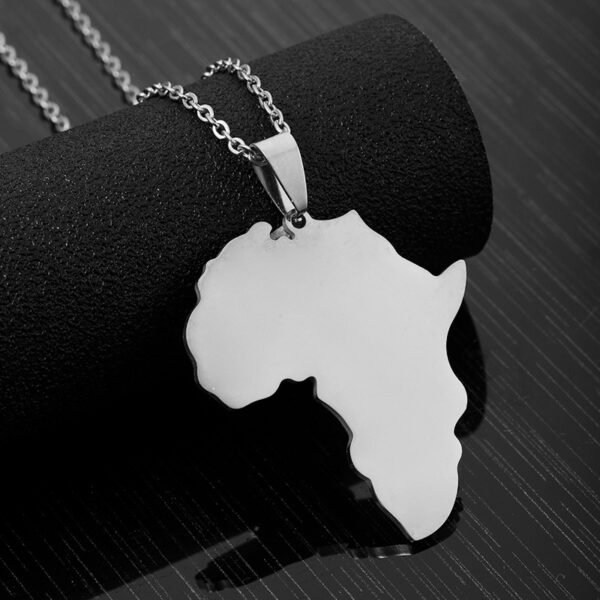 Factory Price African Necklace Stainless Steel Africa New Fashion 18k Gold Necklace - صورة 6