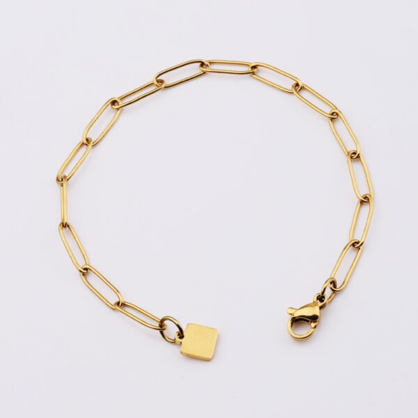 18K Gold Plated Stainless Steel Jewelry Statement Oval Link Chain for Jewelry Making