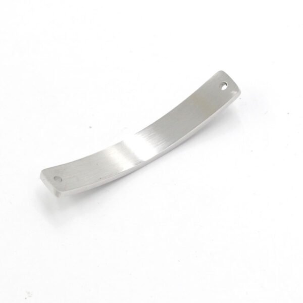 1.5*6*39mm Stainless Steel Bracelet Jewelry Bending Long Strip Arc Connector Blank Charm for DIY Jewelry Making - Image 3