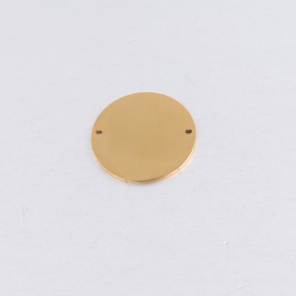 Stainless Steel Mirror Polished Customized Logo DIY Jewelry Findings Engraving Custom Name 30mm Round Charm - Image 4