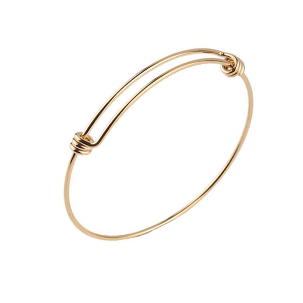 55mm 60mm 65mm 1.6mm Thickness Stainless Steel Bracelet DIY Bangle Findings Expandable Wire Cable Bangle