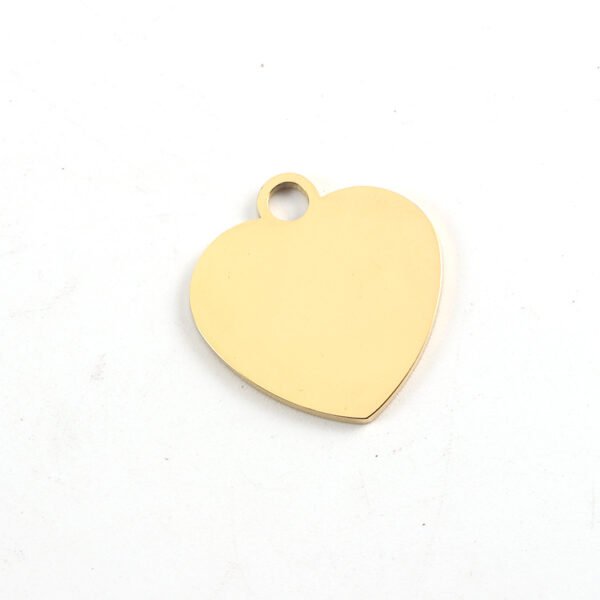 Wholesale Customization Pendant With Picture 18K Gold Plated Stainless Steel 20mm Heart Charms With Lower Price - Bild 3