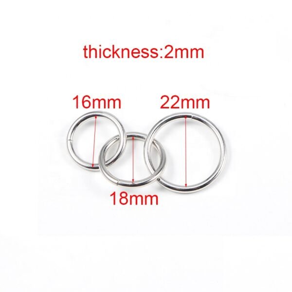 16mm 18mm 22mm Circle Stainless Steel Mirror Polished Round Charms DIY Pendant - Image 6