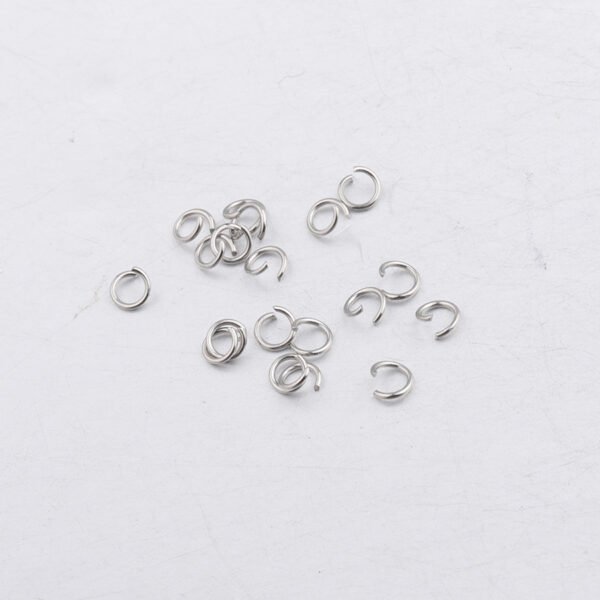 1000pcs/bag Stainless Steel Connector 3 Colors DIY Jewelry Findings Wholesales 0.5*3.5mm Jump Ring - Image 2