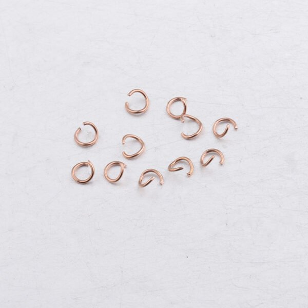 1000pcs/bag Stainless Steel Connector 3 Colors DIY Jewelry Findings Wholesales 0.5*3.5mm Jump Ring - Image 3