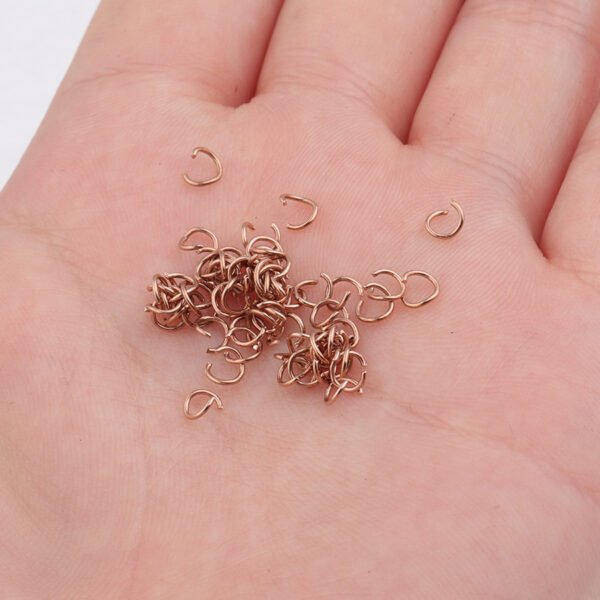 1000pcs/bag Stainless Steel Connector 3 Colors DIY Jewelry Findings Wholesales 0.5*3.5mm Jump Ring - Image 4