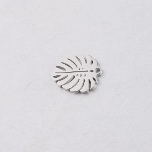 Stainless Steel Mirror Polished Metal Pendant DIY Jewelry Making Tree Leaf Pendant Charm for Necklace Bracelet - Image 3