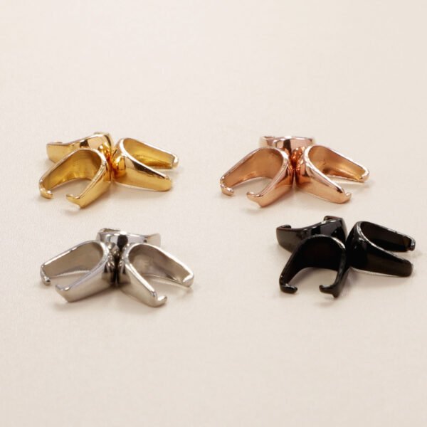 OEM Stainless Steel Waterproof PVD Plated DIY Jewelry Findings Bail Pinch Necklace Pendant Hook Clips - Image 3