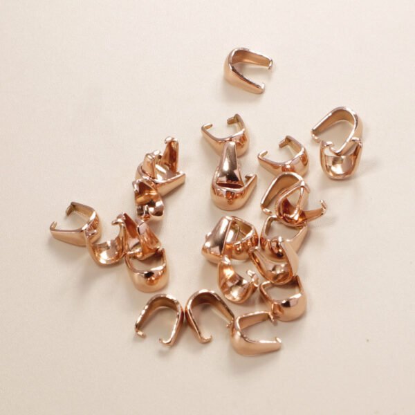 OEM Stainless Steel Waterproof PVD Plated DIY Jewelry Findings Bail Pinch Necklace Pendant Hook Clips - Image 4