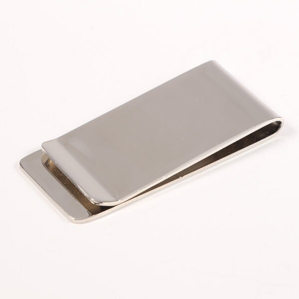 Custom Blank Mirror Polished Folding Cheap Unique Money Clips Stainless Steel Metal Carbon Fiber Metal - Bild 4