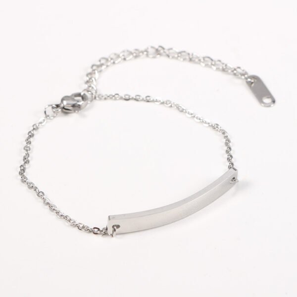 18K Gold Plated Stainless Steel Jewelry New Blank Custom Bracelets for Women - Bild 4