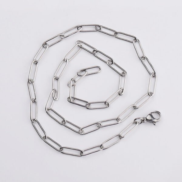 DIY Findings Jewelry Stainless Steel Oval Chains for Necklace Bracelet Making - Image 2
