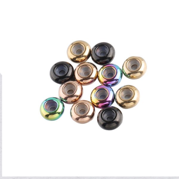 8mm Stainless Steel Positioning Stopper Spacer Beads for Jewelry Making