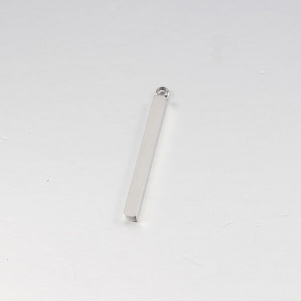 3X30mm Mirror Polished Stainless Steel Jewelry 3D Blank Stamp Pendant Custom Logo Charms - Image 4