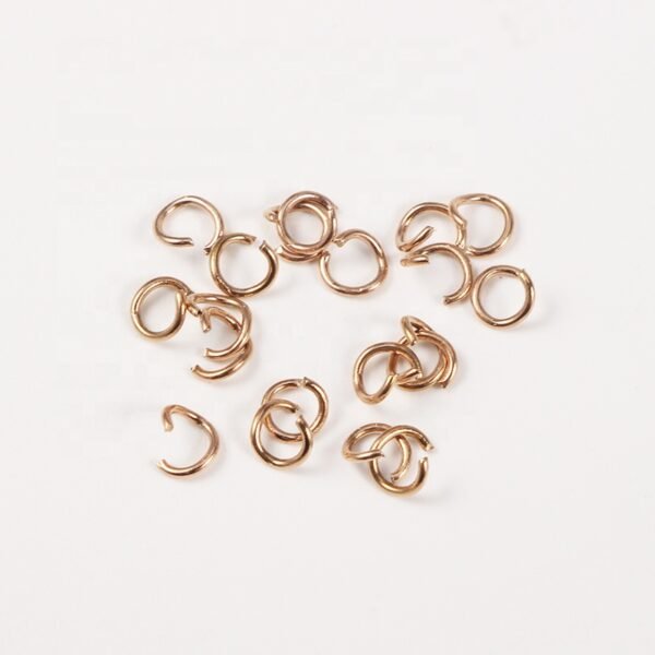 Hot Selling 0.8*4mm DIY Split Rings Stainless Steel Open Jump Rings - Image 4