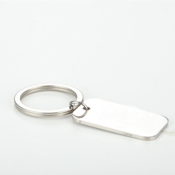 Custom Logo Keychains Blank Engraving Name Mirror Polished Stainless Steel Keychains - Image 6