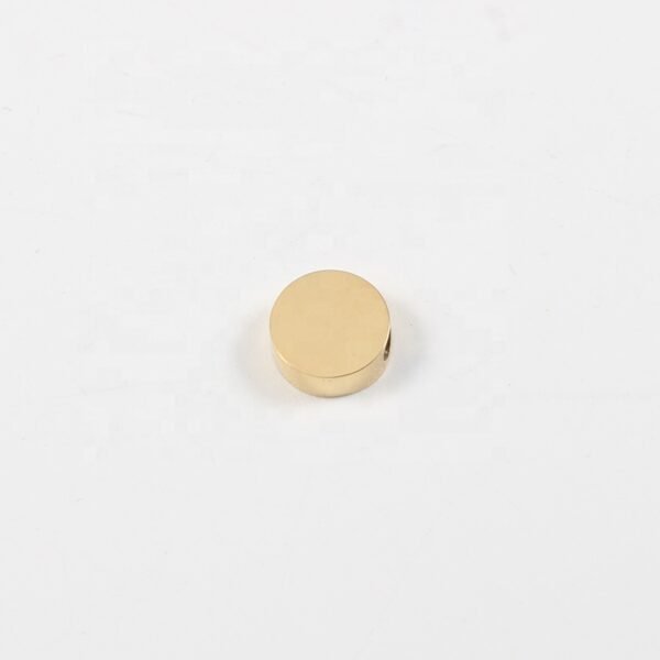 8mm Beaded Pendant Stainless Steel Mirror Polished Round Charms for Bracelet Necklace - Image 4