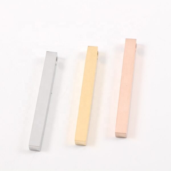 4*35mm Strip Blank Stamp Pendant Mirror Polished Stainless Steel Pendants Bar Engrave Logo Charms