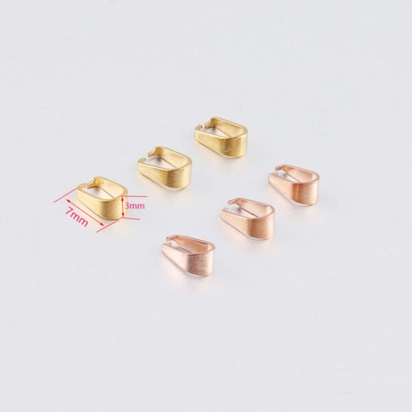 Popular Selling Stainless Steel Pendant Hook Open Bail Pinch Clasps Pinch Clip for DIY Jewelry Making