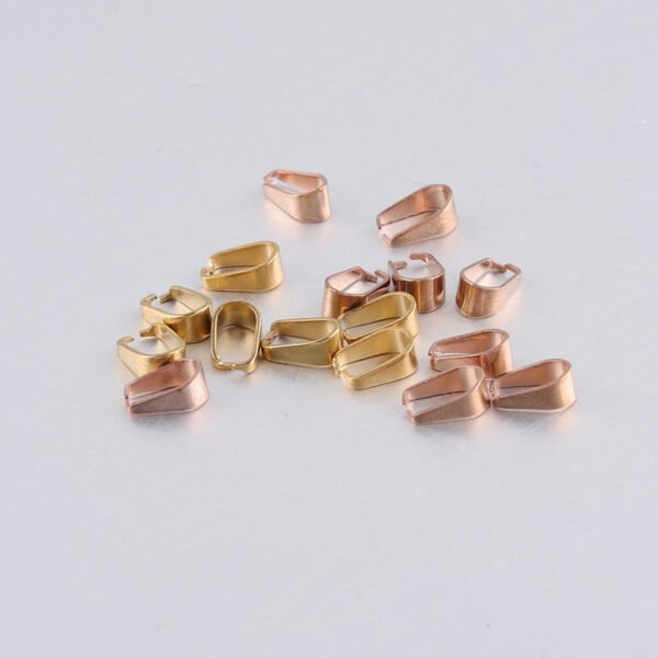 Popular Selling Stainless Steel Pendant Hook Open Bail Pinch Clasps Pinch Clip for DIY Jewelry Making - Image 3