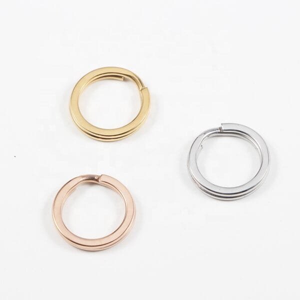 15mm 25mm 30mm Mirror Polished DIY Key Holder Stainless Steel Key Ring for Jewelry Making - Image 2