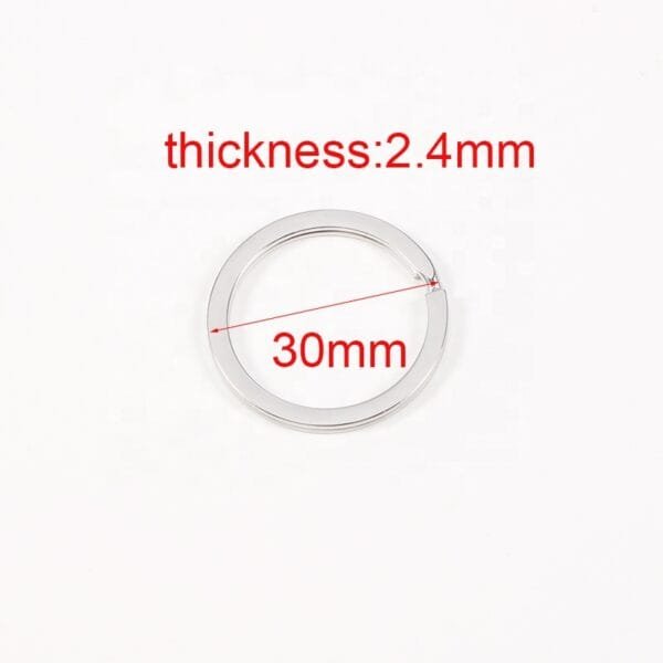 15mm 25mm 30mm Mirror Polished DIY Key Holder Stainless Steel Key Ring for Jewelry Making - Image 5