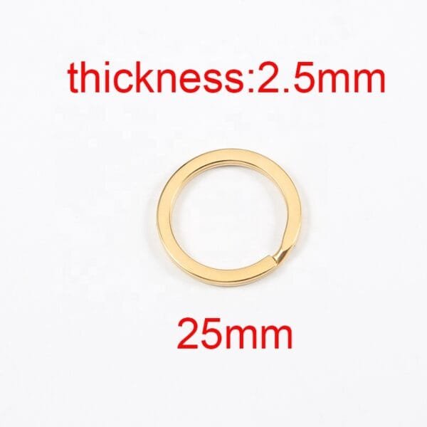15mm 25mm 30mm Mirror Polished DIY Key Holder Stainless Steel Key Ring for Jewelry Making - Image 6