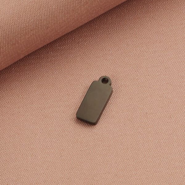 Cheap Price Mirror Polished Stainless Steel Small Extender Chain Tag Custom Logo Pendant - Imagen 6