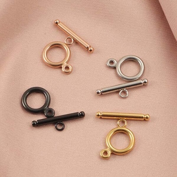 DIY Jewelry Findings Stainless Steel Connectors NO Fade OT Buckle Clasps for DIY Bracelet Necklace Making Supplies Accessories