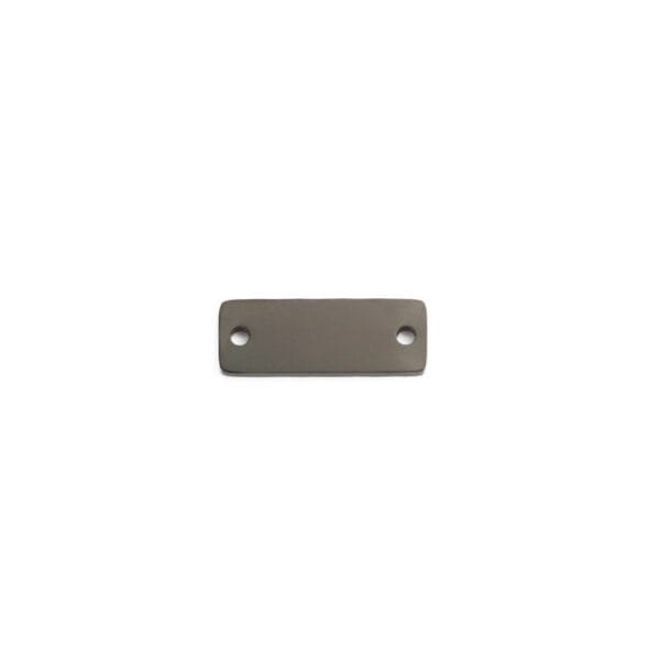 PVD Plated Black Stainless Steel Charm DIY Blank Fashion Little Connector Bar Jewelry Pendants - Bild 2