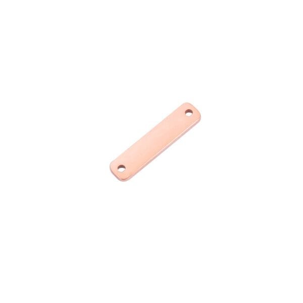 High Polished Stainless Steel Custom Pendants Gold Plated Bar Connector Fashion Jewelry Pendant & Charms - Bild 5